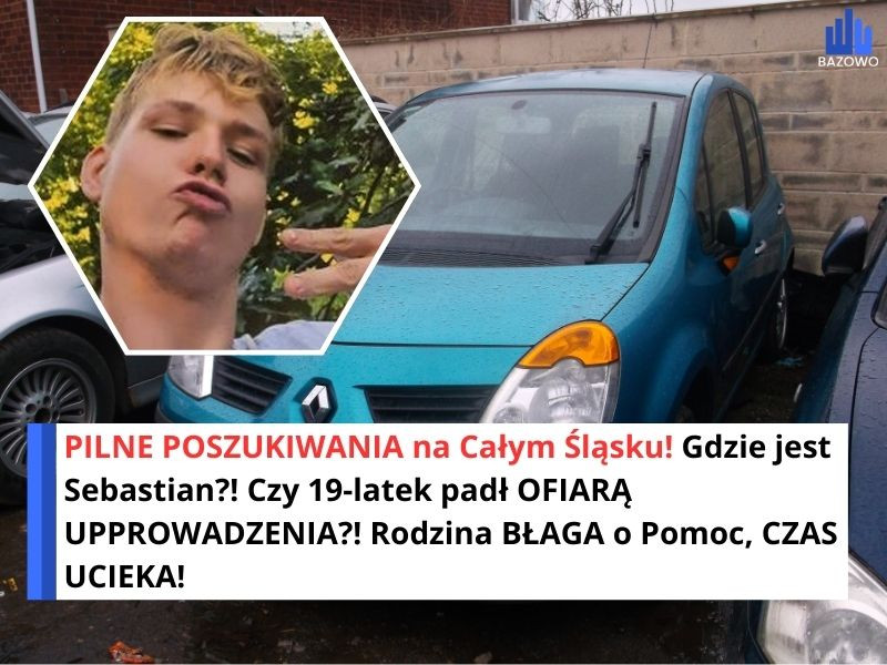 PILNE POSZUKIWANIA na Całym Śląsku! Gdzie jest Sebastian?! Czy 19-latek padł OFIARĄ UPPROWADZENIA?! Rodzina BŁAGA o Pomoc, CZAS UCIEKA!